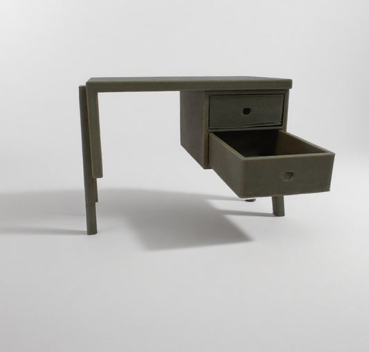 Mini Toy Brown Cabinet – Detailed & Decorative