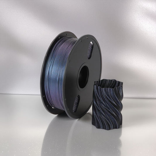 Filamento PLA para impressão 3D de duas cores, roxo e azul (1,75 mm, 1 kg)