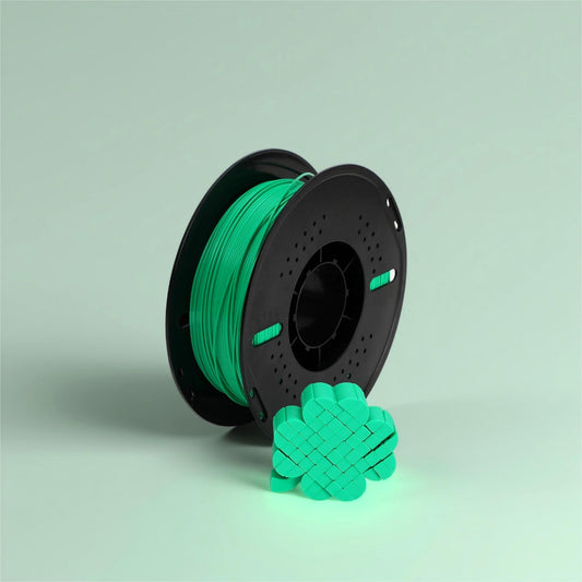 Filamento PLA verde para impressão 3D (1,75 mm, 1 kg)