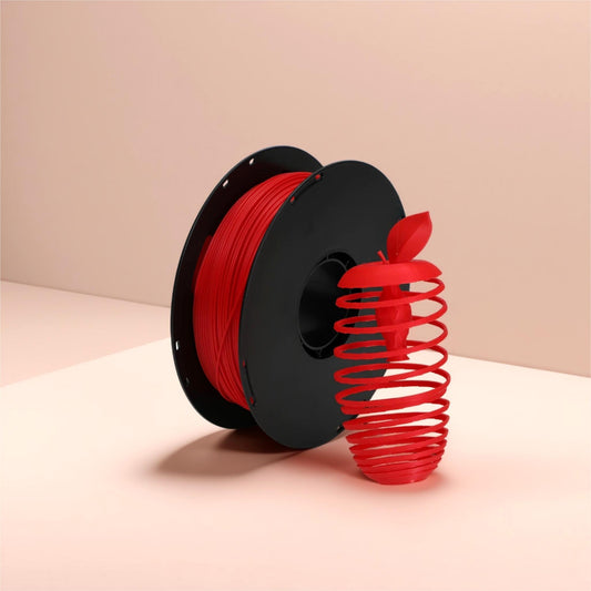 Filamento PLA vermelho para impressão 3D (1,75 mm, 1 kg)