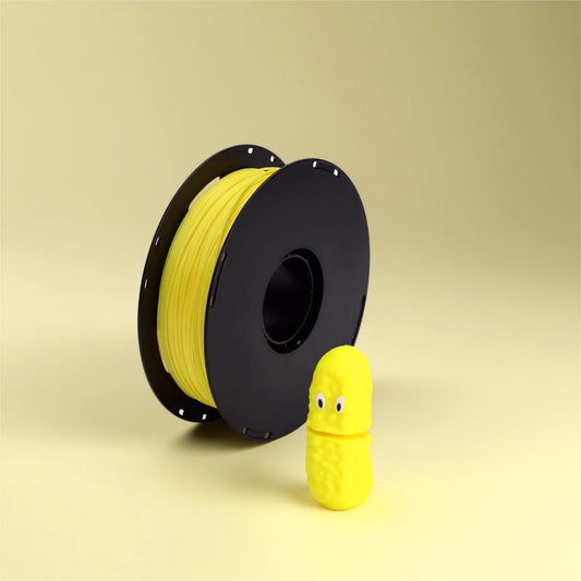 Filamento PLA amarelo para impressão 3D (1,75 mm, 1 kg)