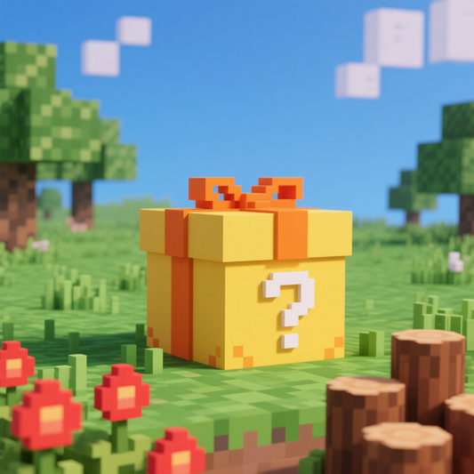 Minecraft Blind Box Keychains-Random 4 Designs
